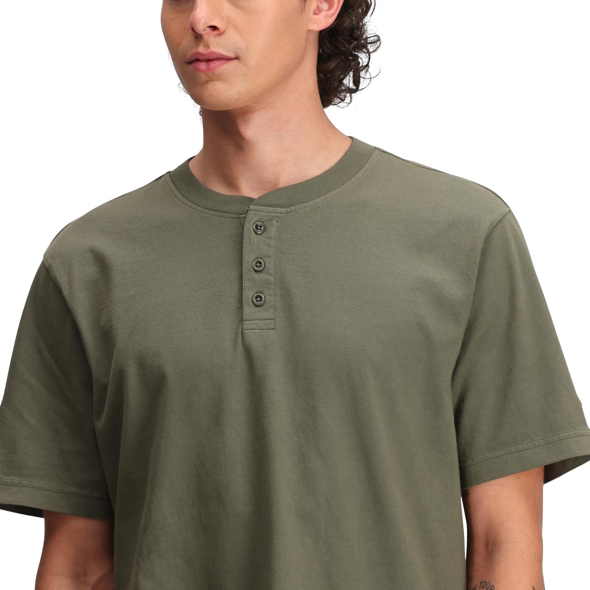 Dirt Henley Short Sleeve Shirt - Men's - Final Sale - Image 9